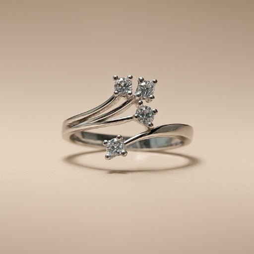 Celestial Quad Sparkle Diamond Ring
